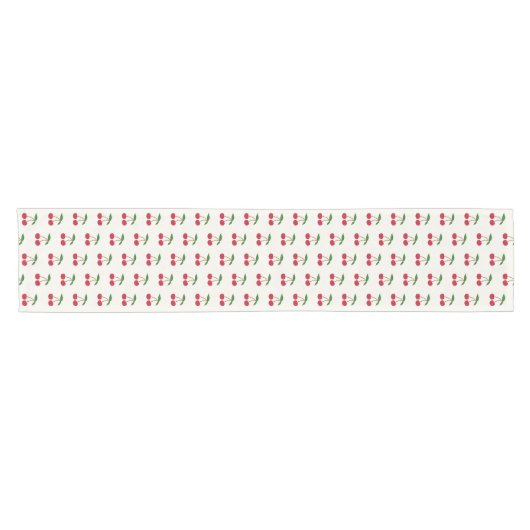 Cherry Table Runner Korte Tafelloper (Horizontaal)