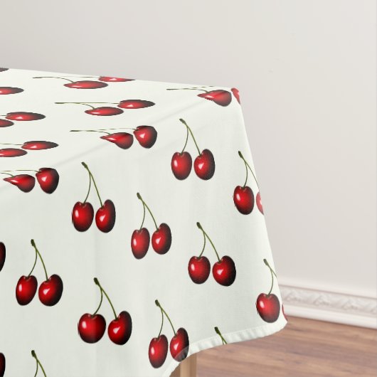 Cherry Tablecloth - Aangepaste kleuren Tafelkleed (Voorbeeld)