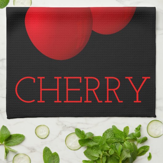 Cherry Theedoek (Gevouwen)