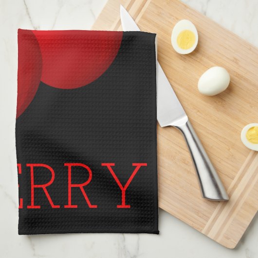 Cherry Theedoek (Quarter Fold)