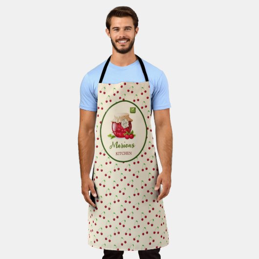 Cherry Theme Custom Kitchen Schort (Gedragen)