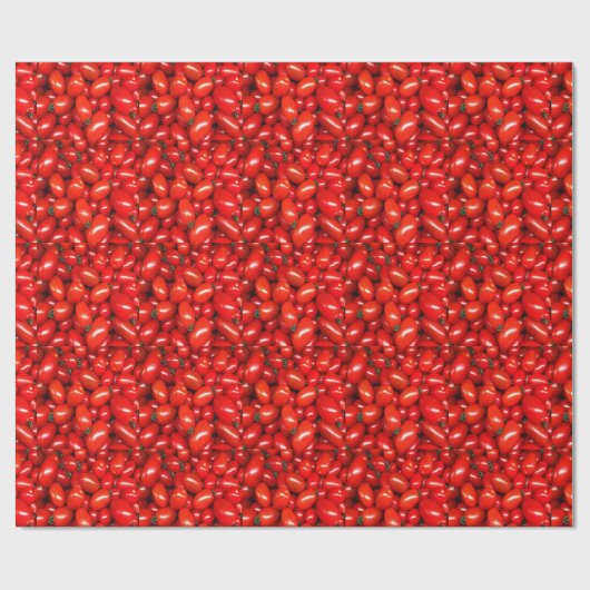 Cherry Tomaten Cadeaupapier (Vlak)