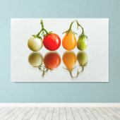 Cherry Tomaten Canvas Afdruk (Insitu (Houten vloer))