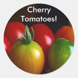Cherry Tomaten Ronde Sticker