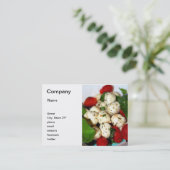 Cherry Tomato en Mozzarella Salad Visitekaartje (Staand voorkant)