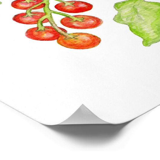 Cherry Tomato Gnome art print (Hoek)