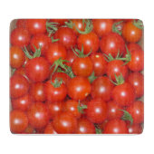 Cherry Tomato Harvest Glass Cutting Board Snijplank (Voorkant)