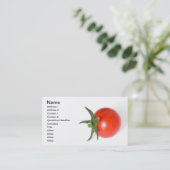 Cherry tomato visitekaartje (Staand voorkant)