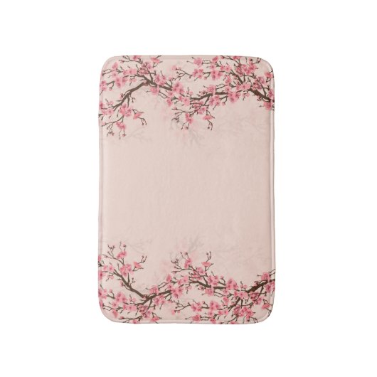 Cherry Tree Blossom - Sakura Branch Badmat (Voorkant Verticaal)