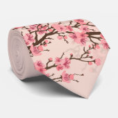 Cherry Tree Blossom - Sakura Branch Stropdas (Opgerold)