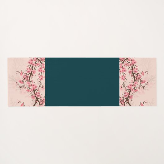 Cherry Tree Blossom - Sakura Branch Yogamat (Achterkant (horizontaal))