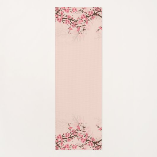 Cherry Tree Blossom - Sakura Branch Yogamat (Voorkant)