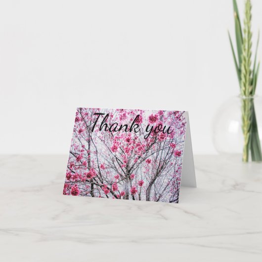 Cherry tree Branches and blooms, bedankt (Voorkant)