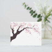 Cherry Tree Briefkaart (Staand voorkant)