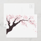 Cherry Tree Briefkaart (Voorkant / Achterkant)