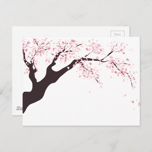 Cherry Tree Briefkaart (Voorkant / Achterkant)