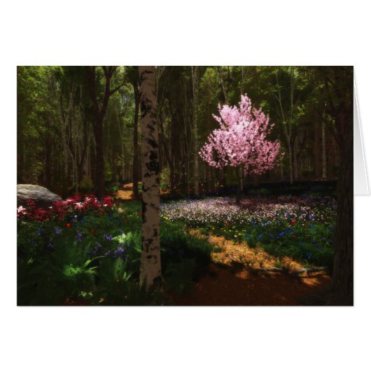 Cherry Tree Concerto Card (Voorkant Horizontaal)