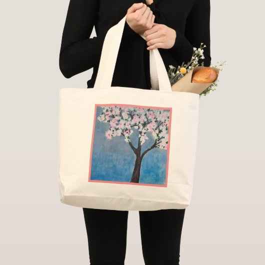 Cherry Tree Grote Tote Bag (Voorkant (product))