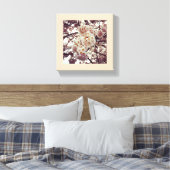Cherry Tree in Bloom, Oregon Canvas Afdruk (Insitu (Slaapkamer))