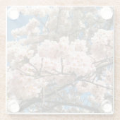 Cherry Tree in Bloom, Oregon Glazen Onderzetter (Achterkant)