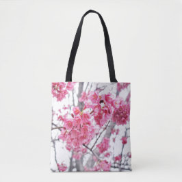Cherry tree in bloom tote bag