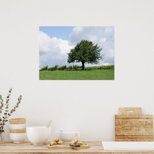 Cherry Tree in Summer Poster (Keuken)