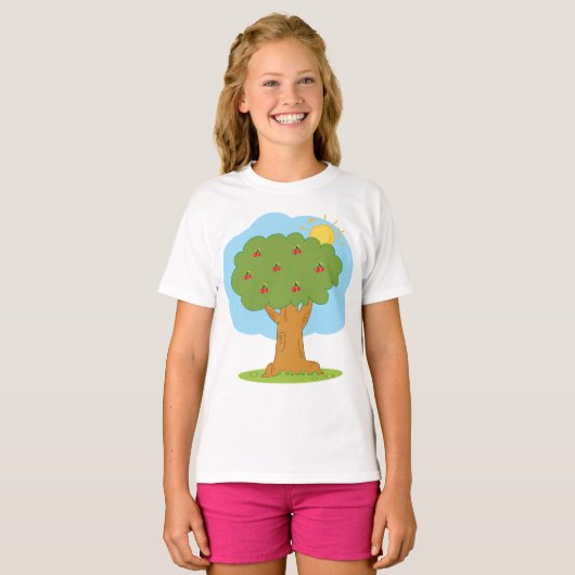 Cherry Tree in the Sun T-Shirt (Voorkant volledig)