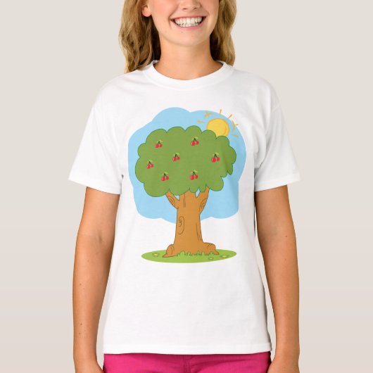Cherry Tree in the Sun T-Shirt (Voorkant)