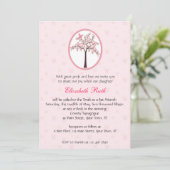 Cherry Tree Invitation Kaart (Staand voorkant)