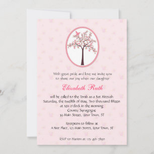 Cherry Tree Invitation Kaart
