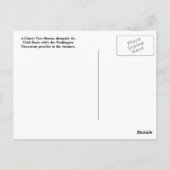 Cherry Tree met witte bloesems Briefkaart (Achterkant)