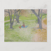 Cherry Trees - de lezer Briefkaart (Voorkant)