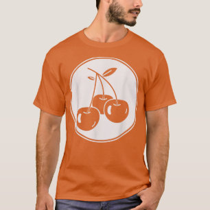  Cherry Triple Cherries Fruit Lover T-Shirt