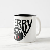 Cherry Tweekleurige Koffiemok (Voorkant rechts)