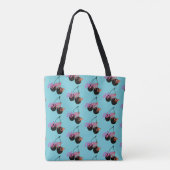 Cherry Up op Polka Dots Tote Bag (Achterkant)