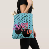 Cherry Up op Polka Dots Tote Bag (Dichtbij)