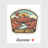 Cherry Valley, Arkansas  Sticker (Vel)