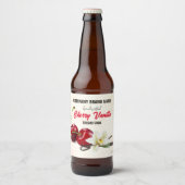 Cherry Vanilla Bier Etiket (Voorkant)