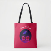 Cherry Vibe – Fierce & Fun Tote Bag (Voorkant)
