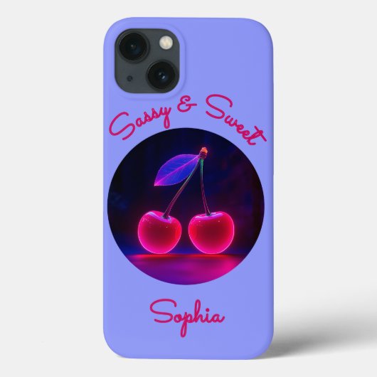 Cherry Vibe Sassy - Sweet & Bold Case-Mate iPhone Case (Achterkant)