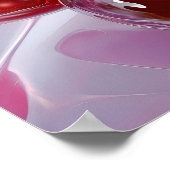 Cherry Vibes – Abstracte Hartkersen Liefdeskunst Poster (Hoek)