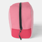 Cherry Voeg naam toe Schattige Modern Summer Pink  Toilettasje (Rechts)