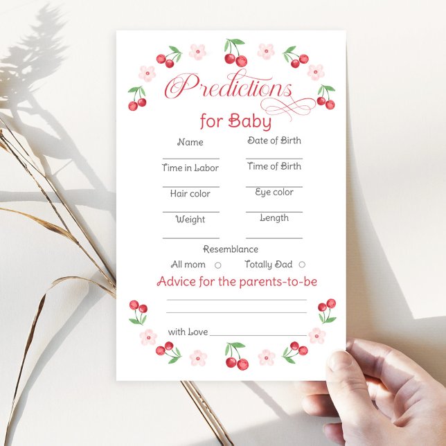 Cherry voorspellingen voor baby en advies voor oud (Creator heeft geüpload)