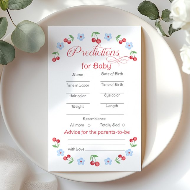 Cherry voorspellingen voor baby en advies voor oud (Creator heeft geüpload)