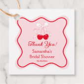 Cherry Vrijgezellenfeest Bedankjes Labels (Voorkant)