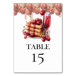 Cherry Vrijgezellenfeest Brunch Kaart