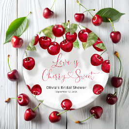 Cherry Vrijgezellenfeest Papieren Bordje