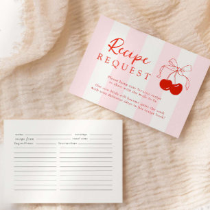 Cherry Vrijgezellenfeest Recept Aanvraag Informatiekaartje