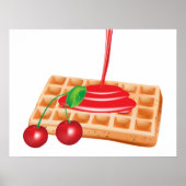 Cherry Waffles Poster (Voorkant)