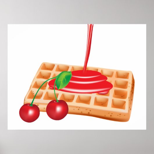 Cherry Waffles Poster (Voorkant)